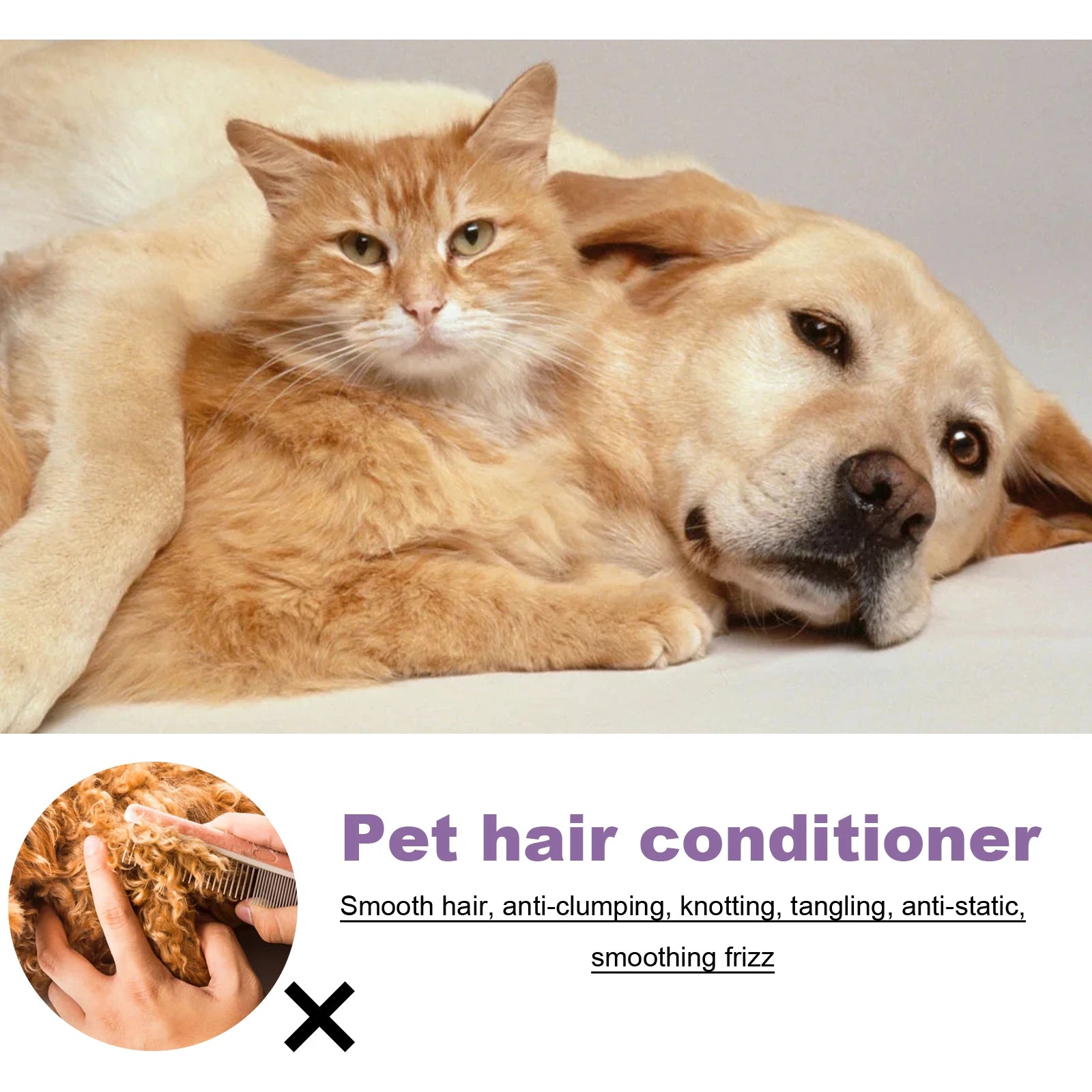 Smoothing Pet Hair Cream Conditioner