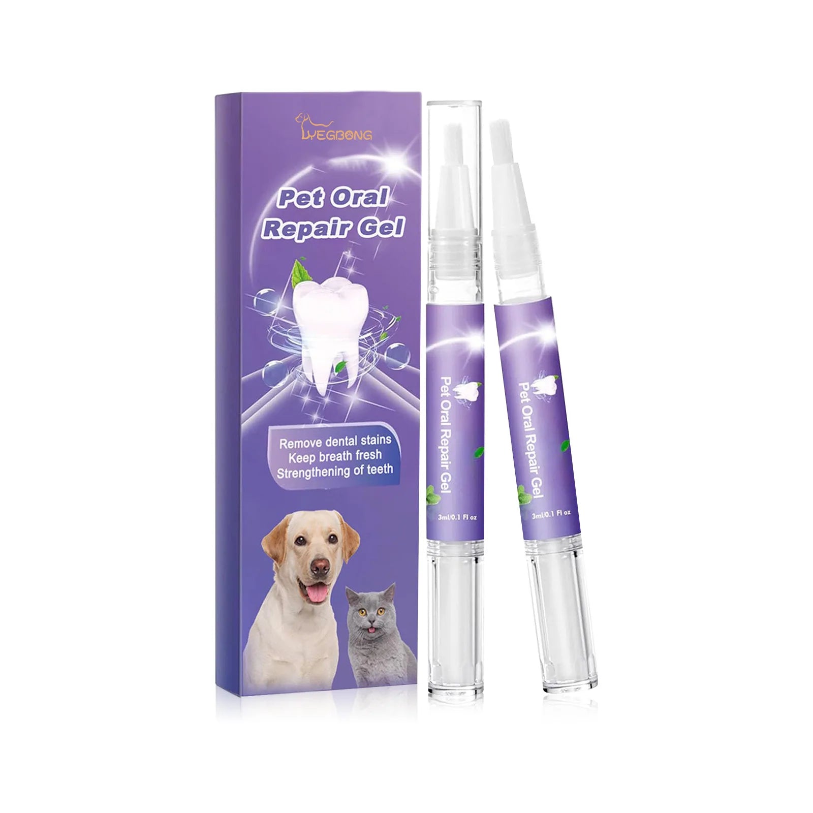 Pet Oral Repair Whitening Gel Pens