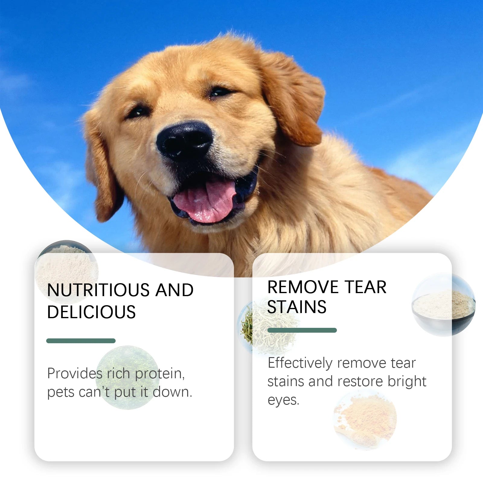 Dog Tear Stain Supplement w/Lutein