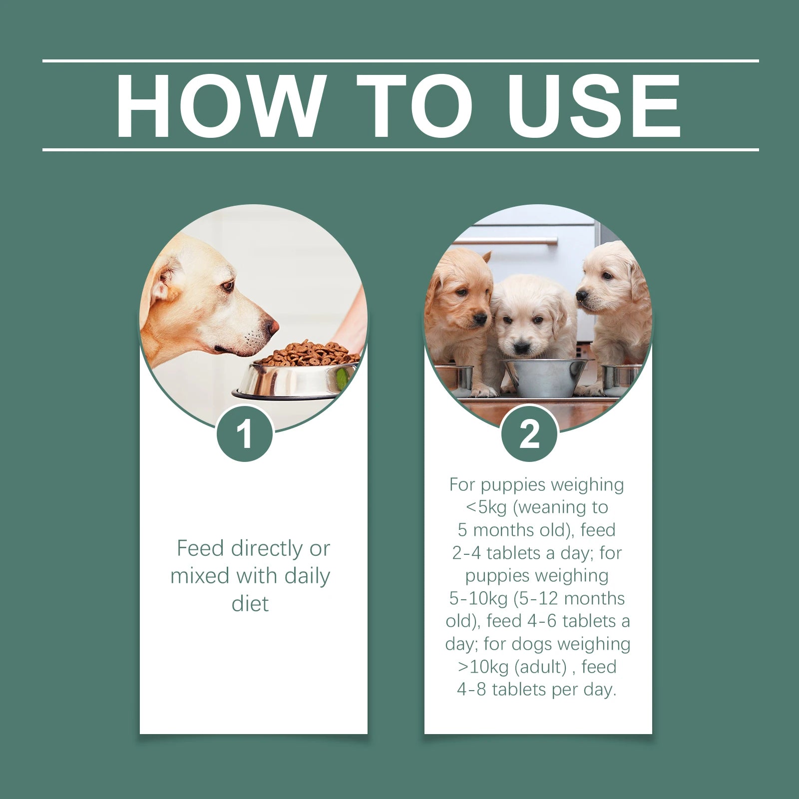 Dog Tear Stain Supplement w/Lutein