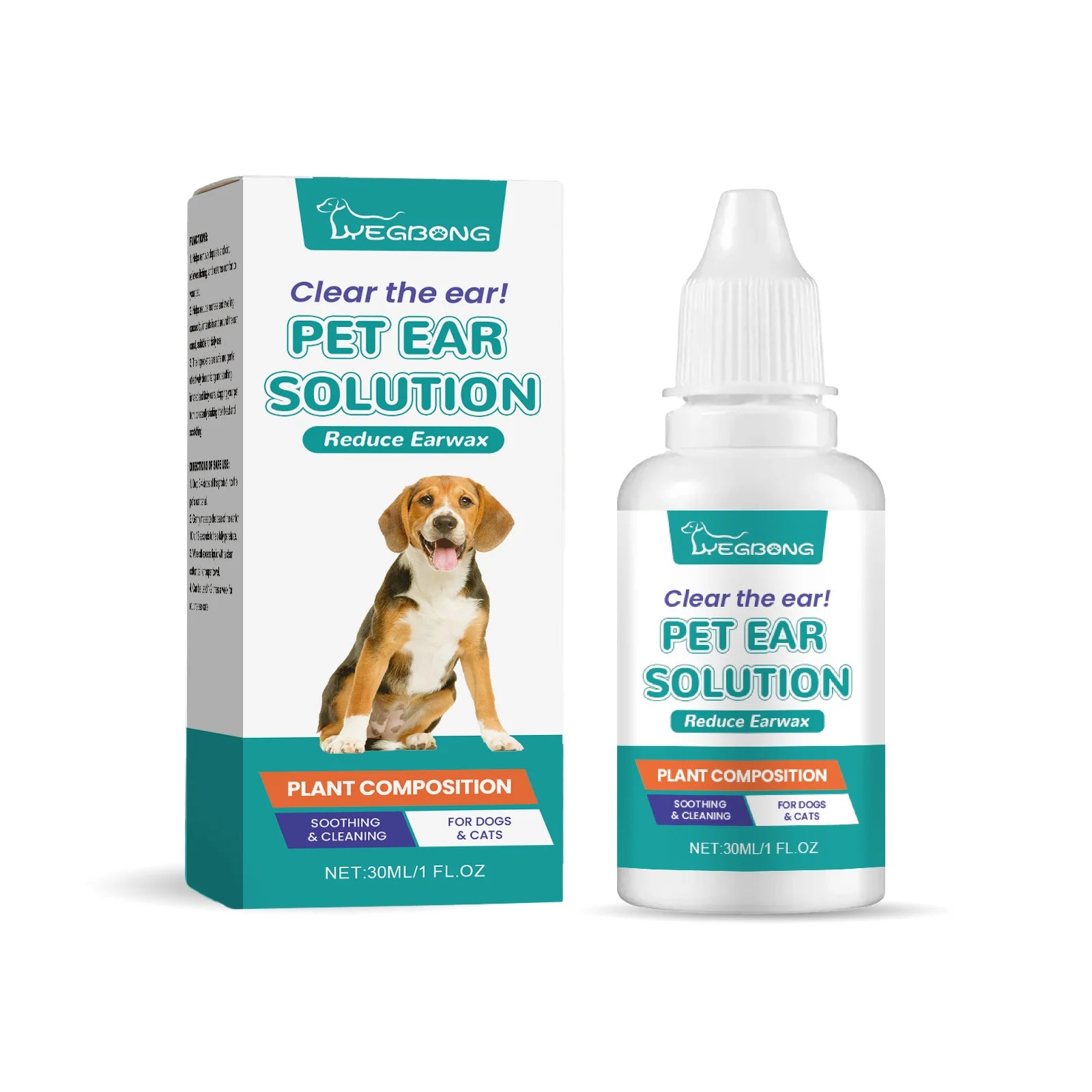 Nourishing Pet Ear Wash Deodorant Drops