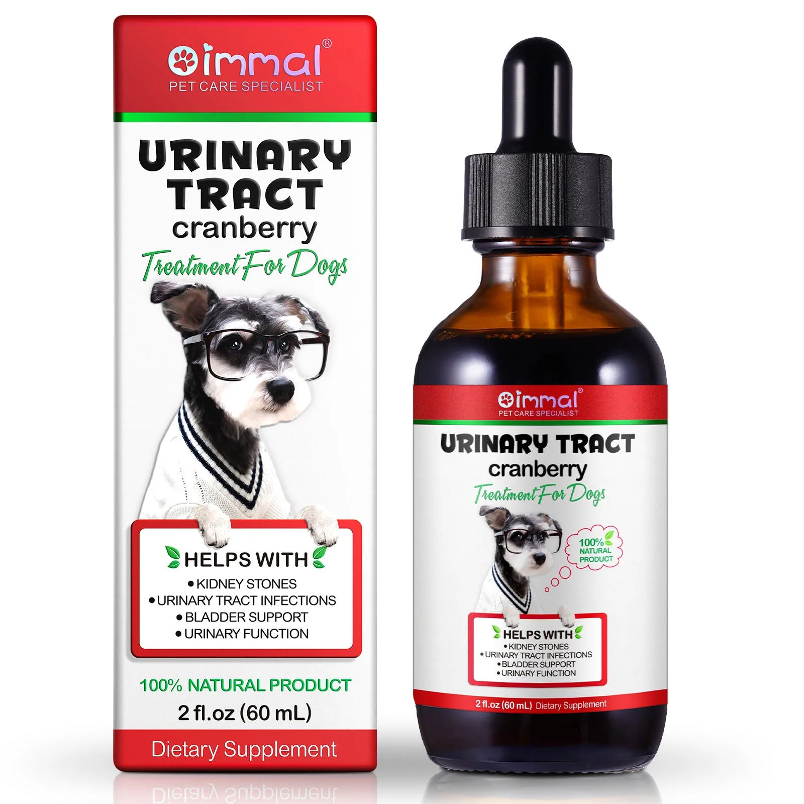 Cranberry Urinary Tract & Bladder Support Dietary Drops for Dogs