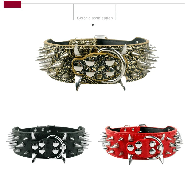 Rivet Spike Fashion Dog Collar