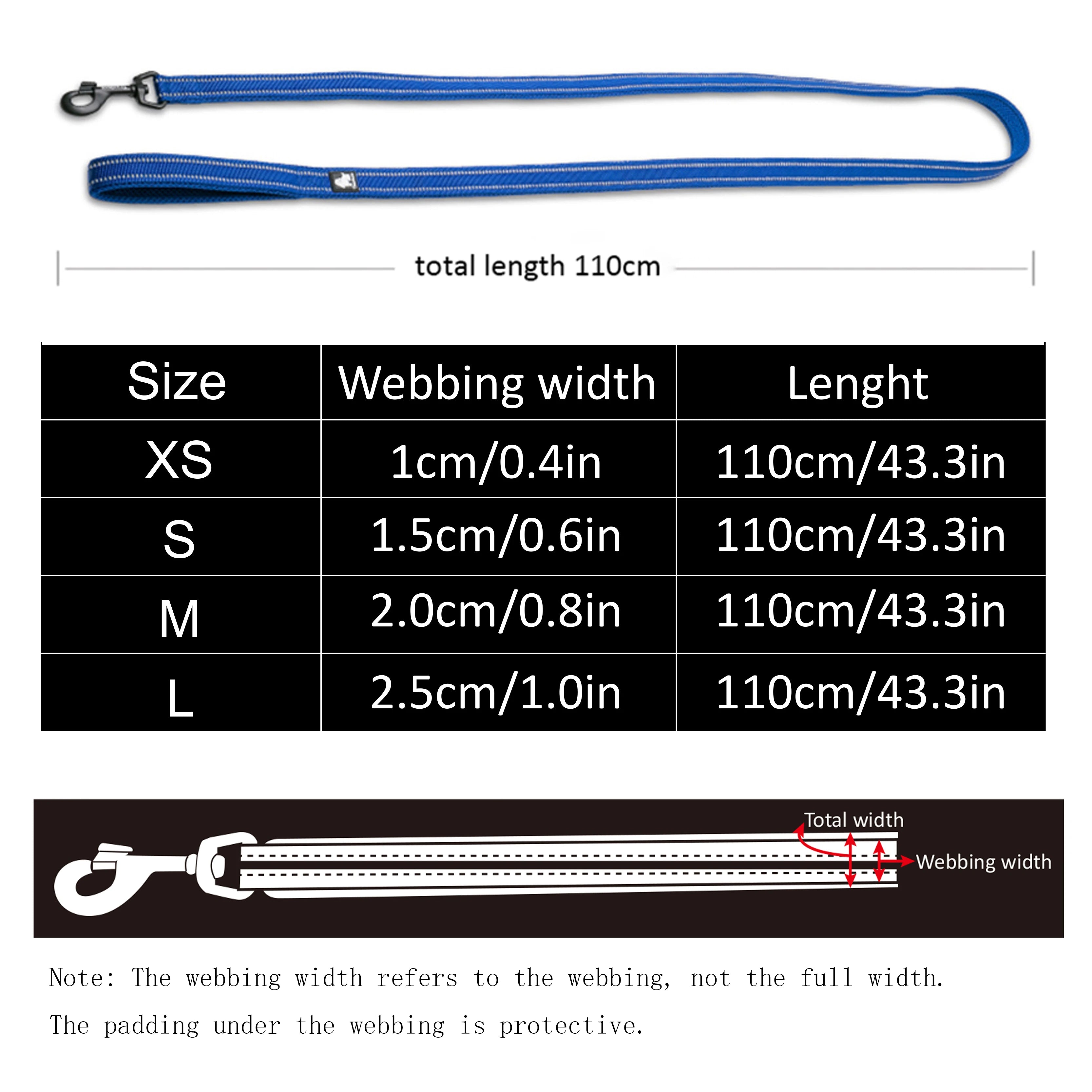 Truelove Soft Reflective Dog Leash