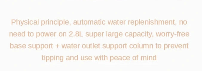 Snail Shape Automatic Pet Water Dispenser