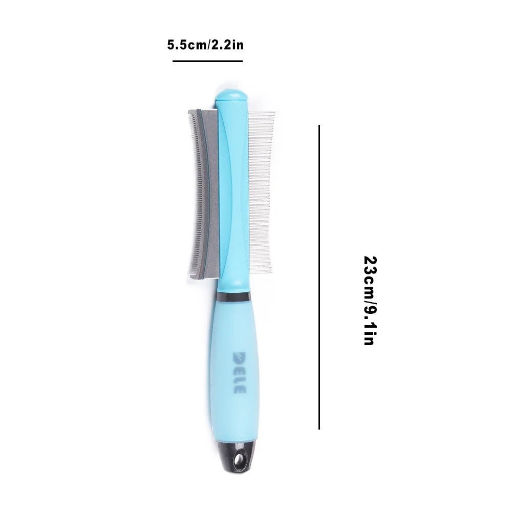 Double-Sided Easy Deshedding Pet Hair Comb