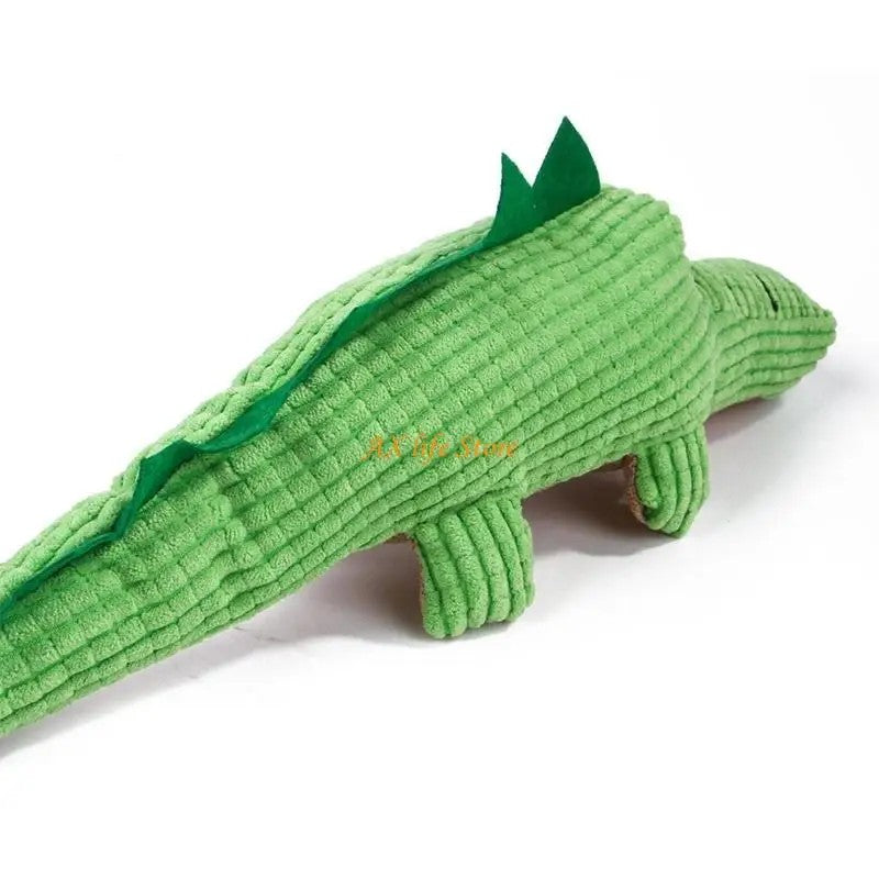 Crocodile Shape Plush Squeaky Dog Toy
