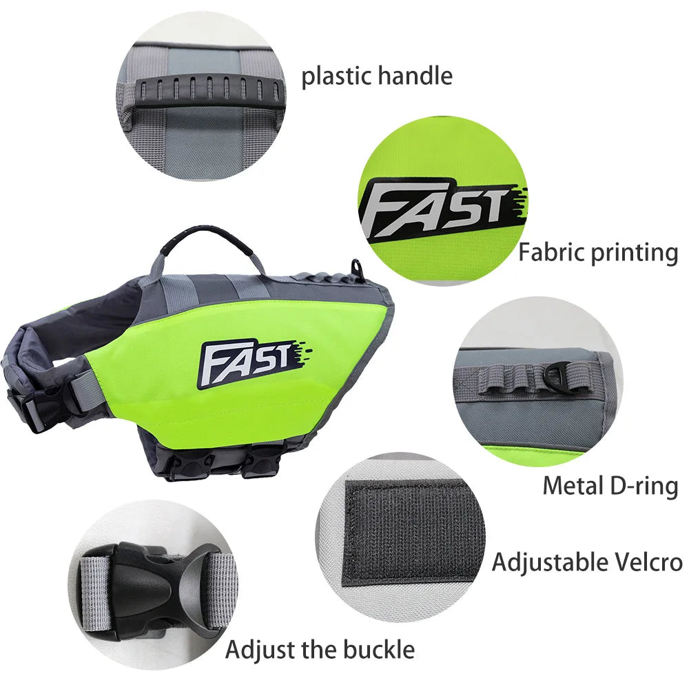 High Buoyancy Dog Life Preserver Vest