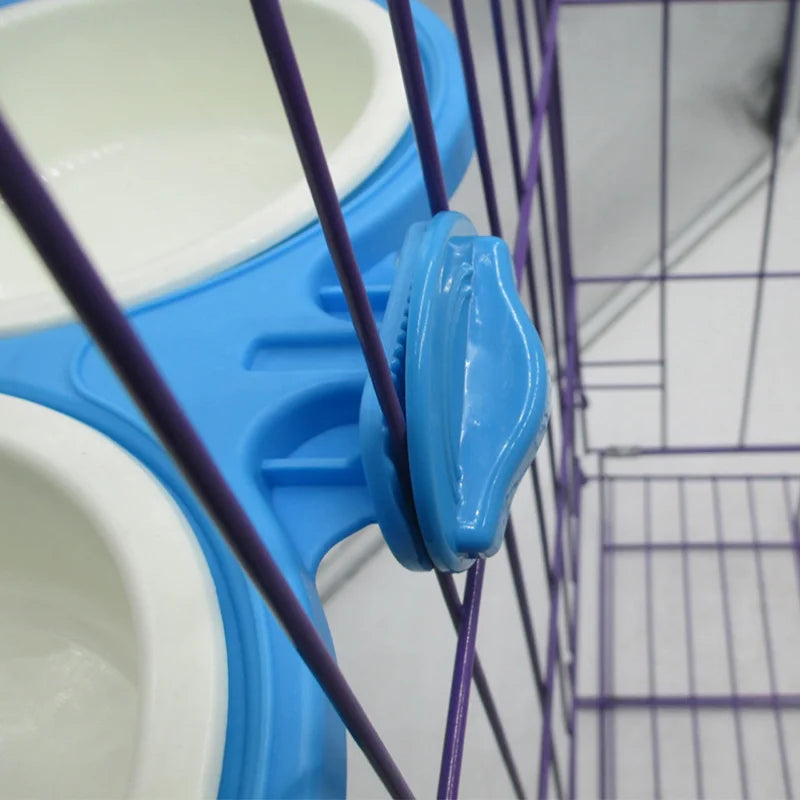 Fixed Cage Hanging Pet Bowls