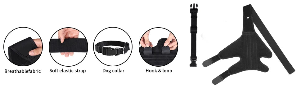 Adjustable Support Pet Knee Pads