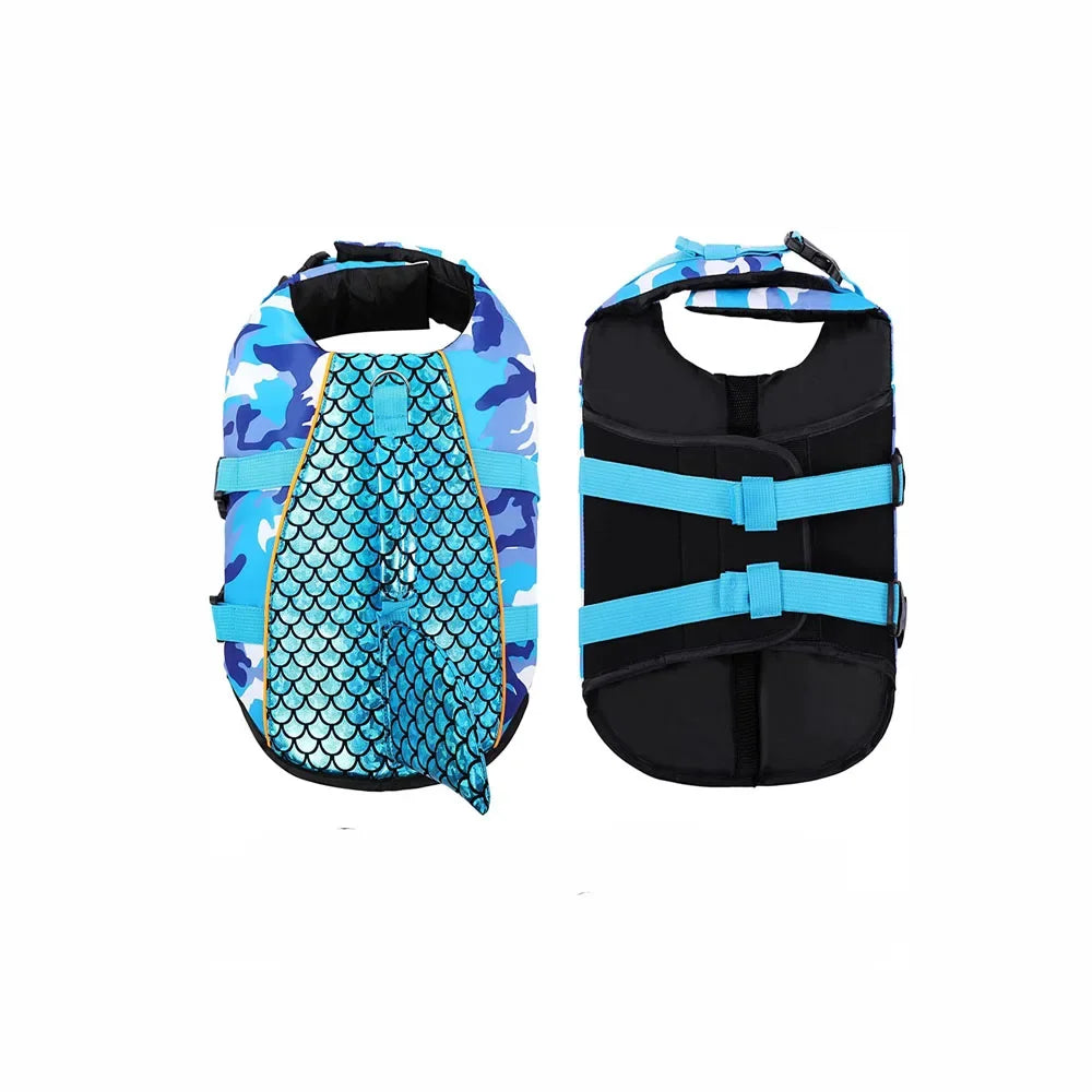 Shark Pets Adjustable Rip-Stop Dog Life Vest