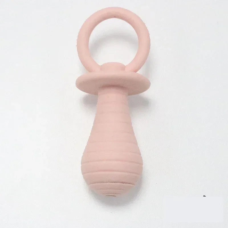 Rubber Squeaky Pacifier Dog Chew Toy
