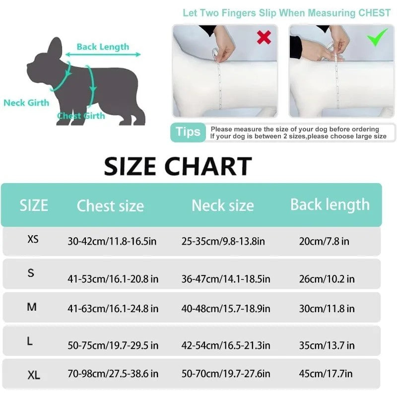 High Visibility Dog Lifesaver Vest w/Detachable Chin Pad