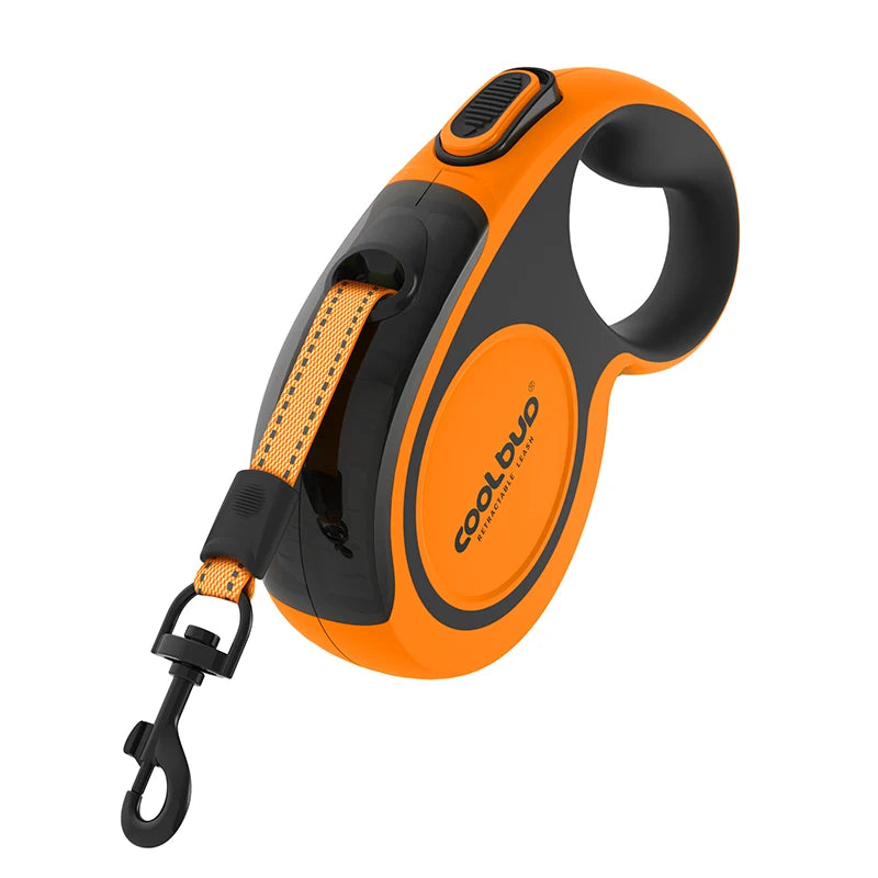 Soft Handle Professionally Crafted Retractable Dog Leash