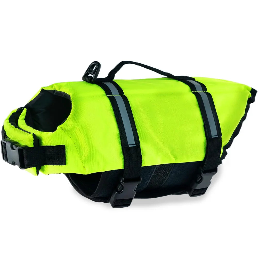 Summer Reflective Adjustable Dog Life Jacket