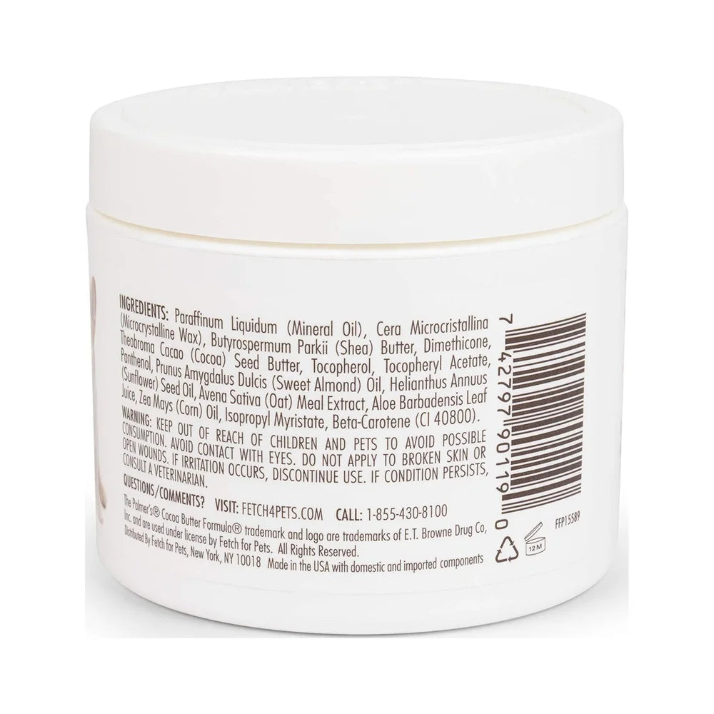 Cocoa Butter & Vitamin E Moisturizing Pet Skin Relief Balm