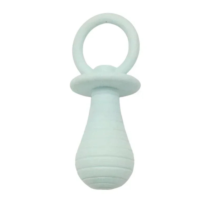 Rubber Squeaky Pacifier Dog Chew Toy