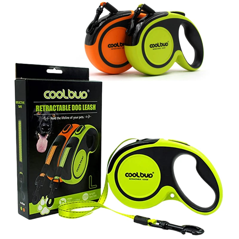 Soft Handle Professionally Crafted Retractable Dog Leash