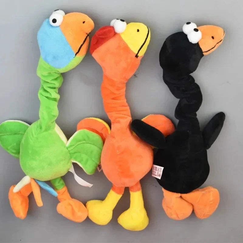 Funny Chicken Squeaky Plush Dog Toy