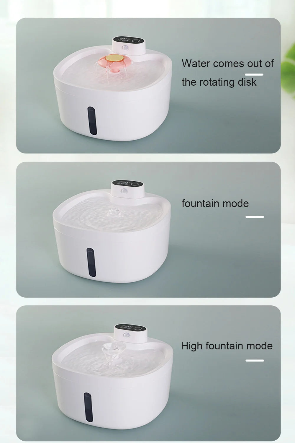 Wireless 2.6L Smart Pet Water Fountain w/Sensor