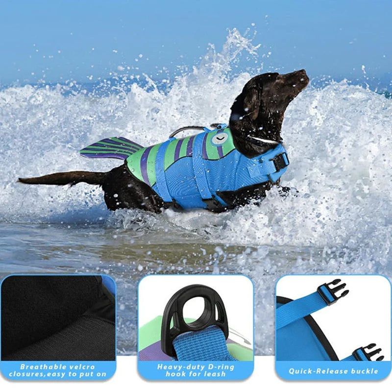 Enhanced Buoyancy Dog Safety Life Jacket