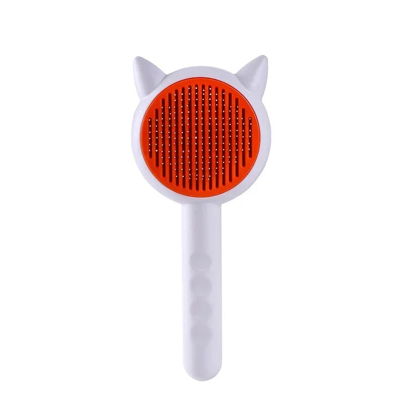 Fun Shaped Self-Cleaning Pet Grooming Brush