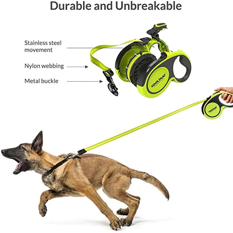 Soft Handle Professionally Crafted Retractable Dog Leash