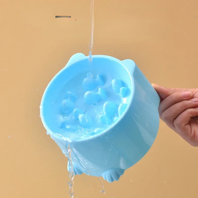 Cartoon Shape Anti-Choke Slow Feeder Pet Bowl