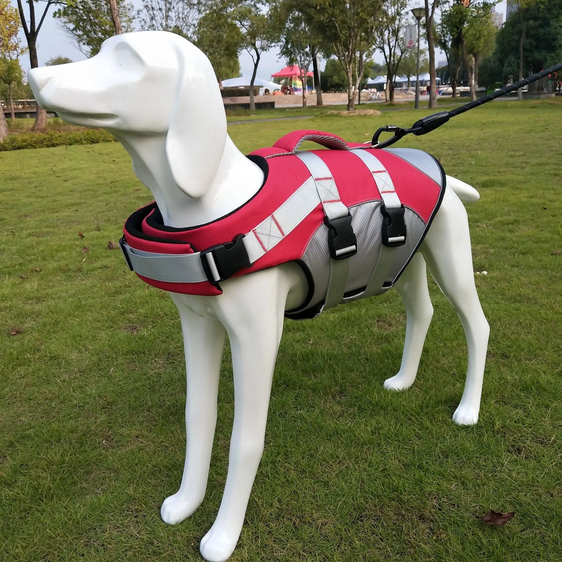 Oxford Hound Reflective Dog Life Safety Jacket