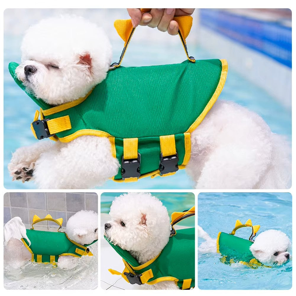 Reflective Adjustable Dog Flotation Life Vest