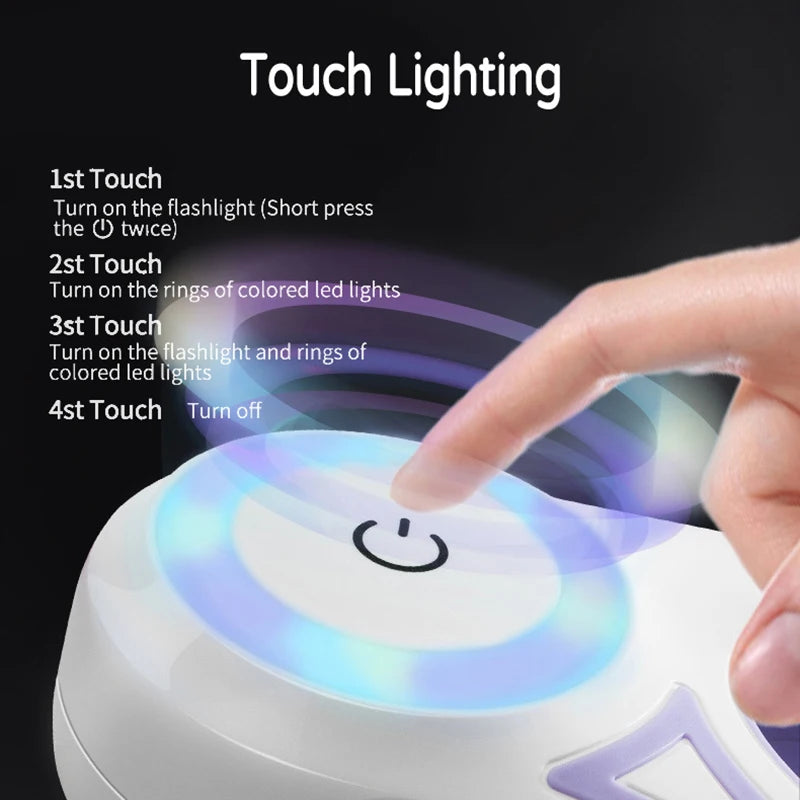Versatile LED Retractable Lighted Leash