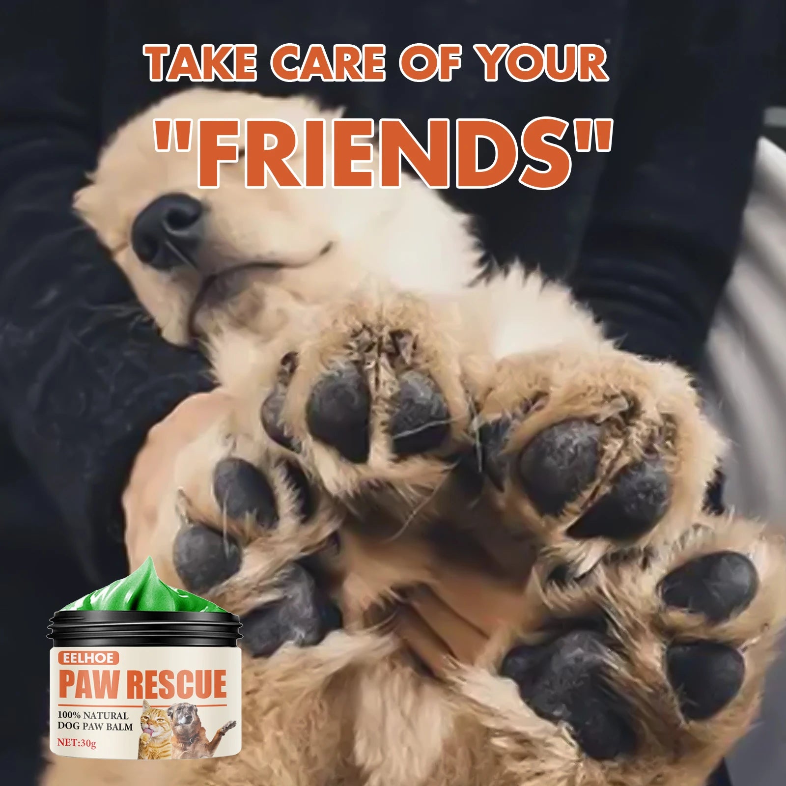 Paw Rescue Moisturizing Pet Paw Protection Cream