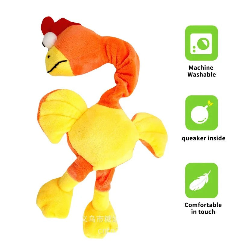 Funny Chicken Squeaky Plush Dog Toy