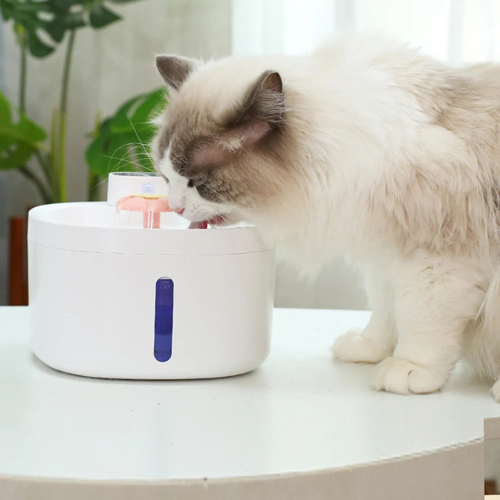 Wireless 2.6L Smart Pet Water Fountain w/Sensor