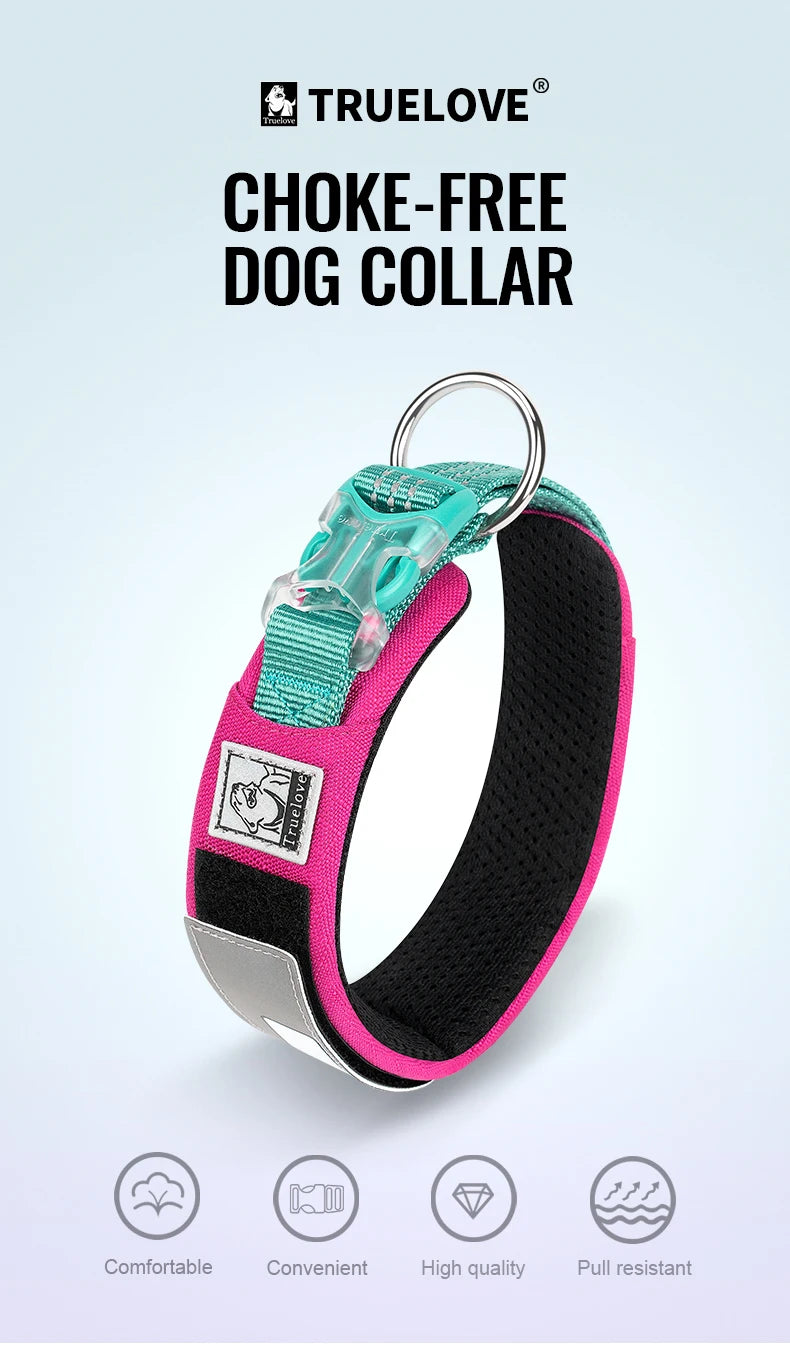 Choke-Free DuPont Reflective Adjustable Dog Collar