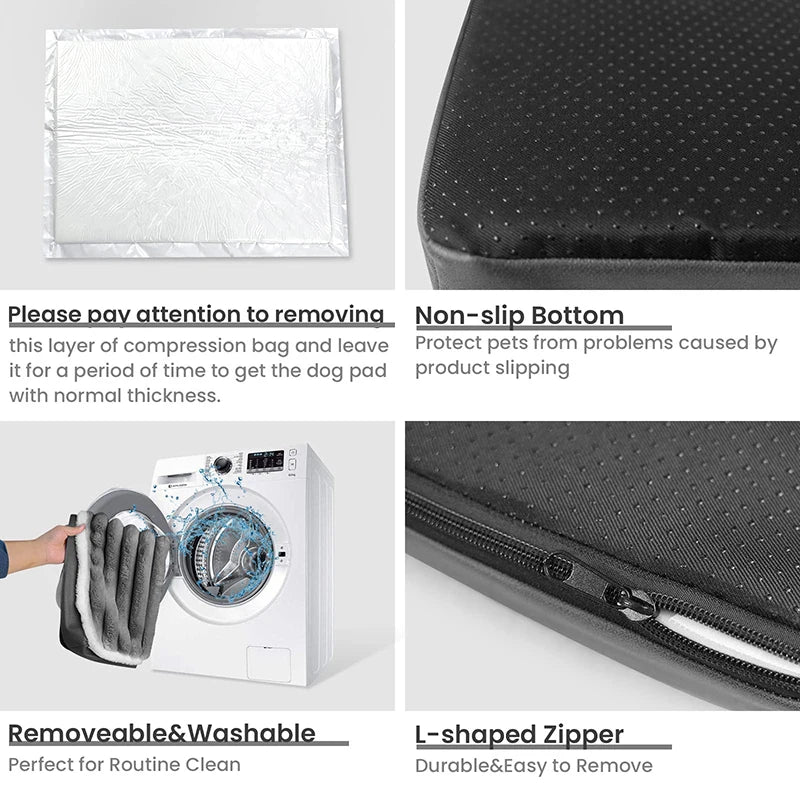 Benepaw Soft Orthopedic Non-Slip Egg Crate Sleeping Mat