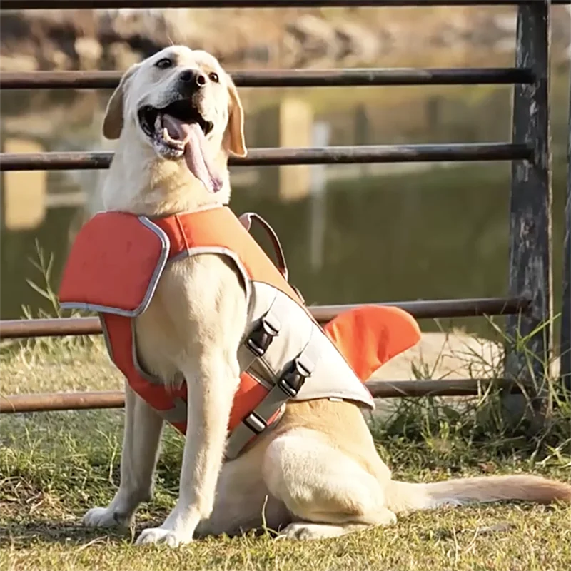 Lifebuoy Reflective Shark Fin Dog Safety Life Jacket