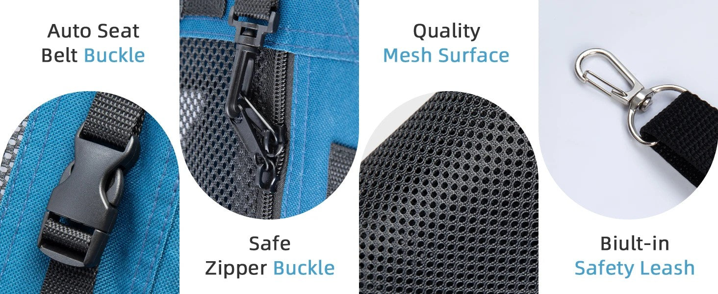 Safe & Comfy Extra Large Capacity Portable Pet Carrier