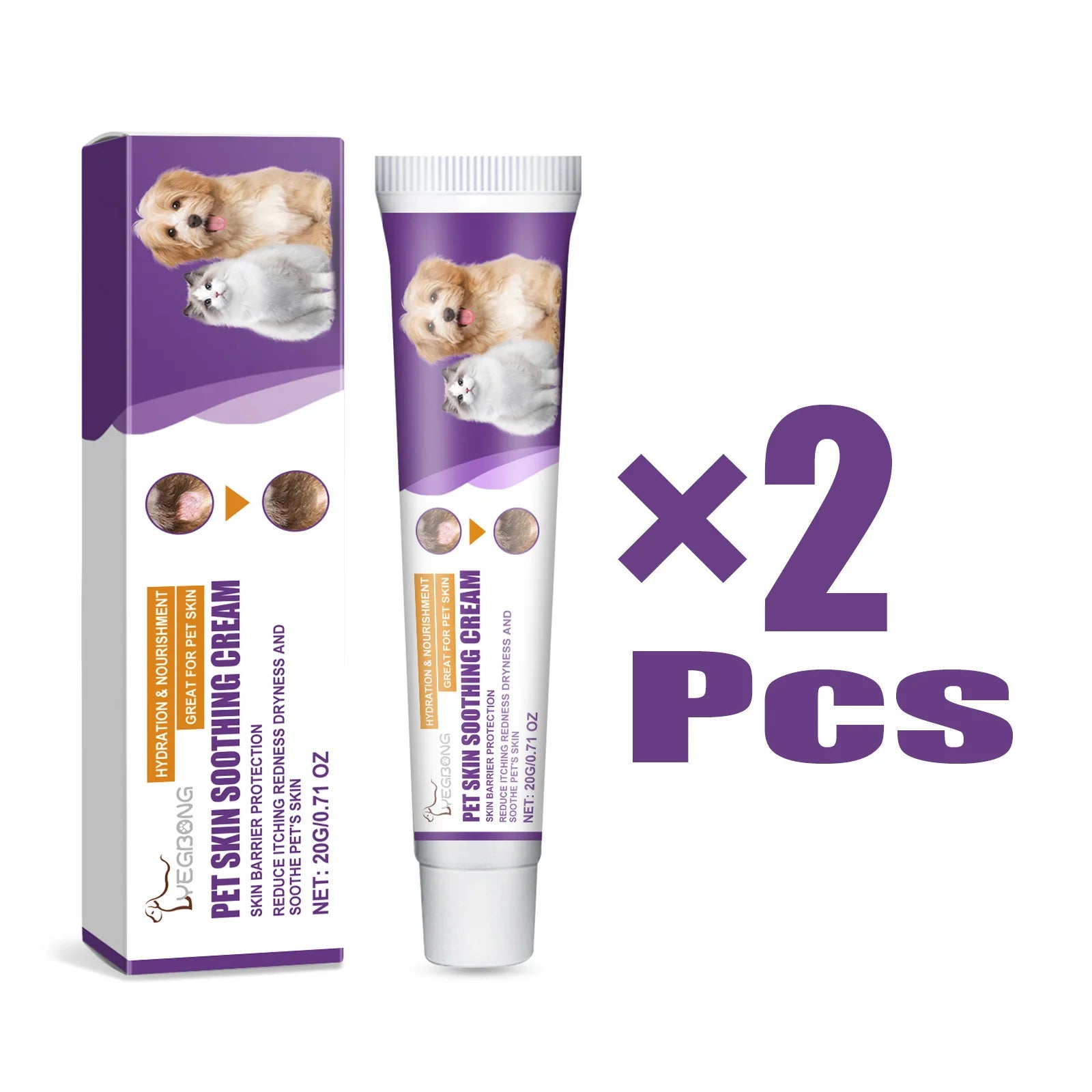 Pet Skin Soothing Itch Relief Repair Cream