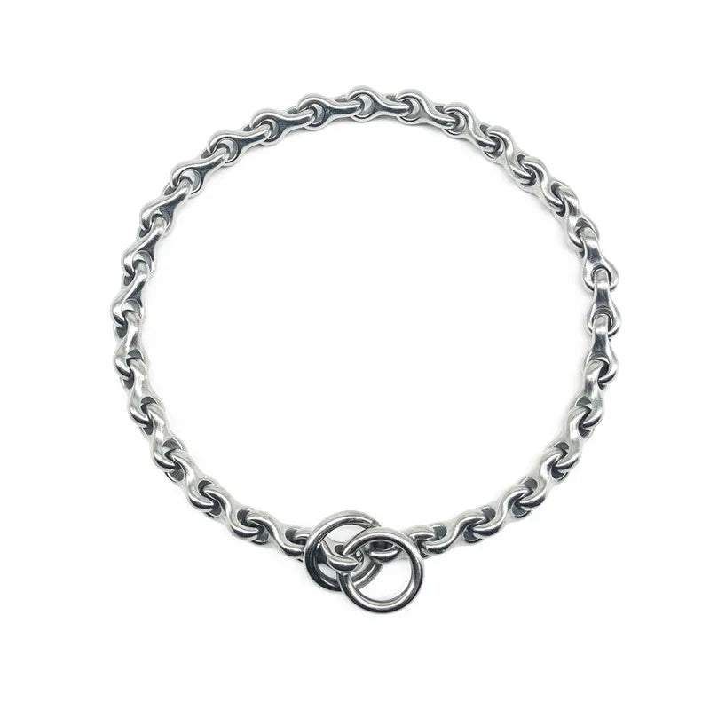 Strong Stainless Steel Dog Keel Chain Collar