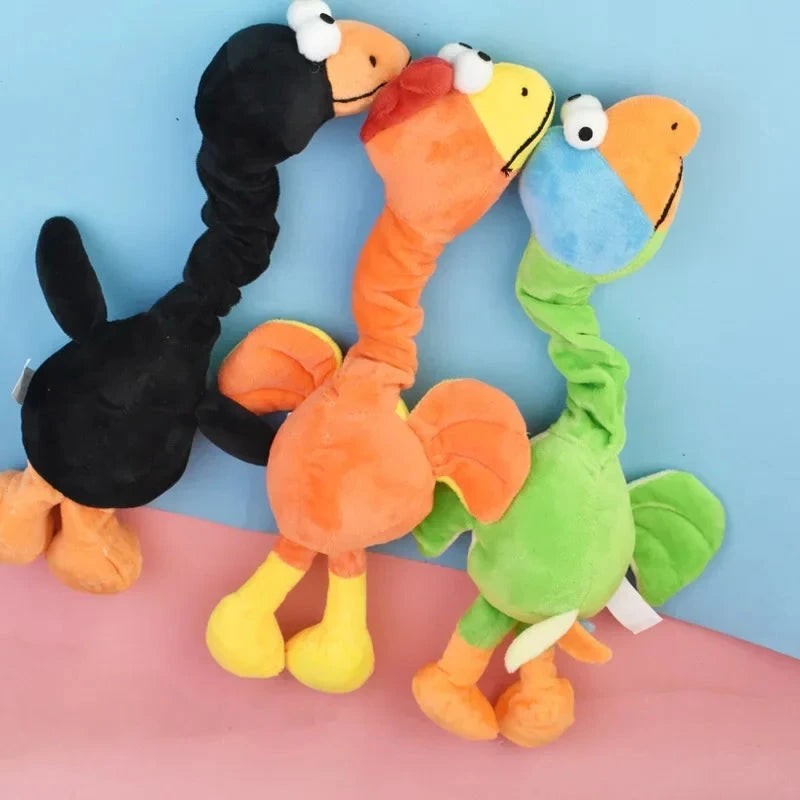 Funny Chicken Squeaky Plush Dog Toy