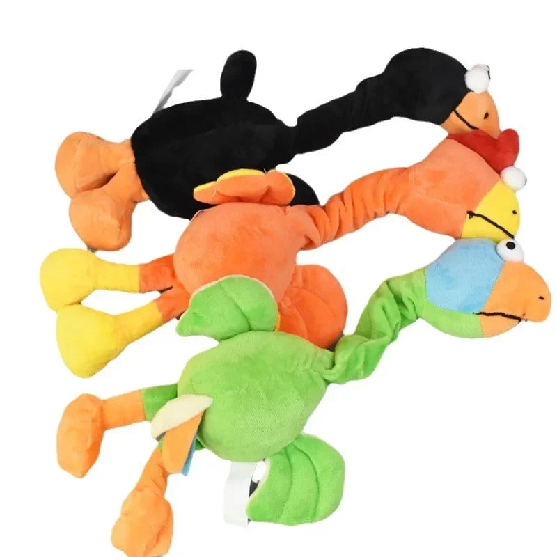 Funny Chicken Squeaky Plush Dog Toy