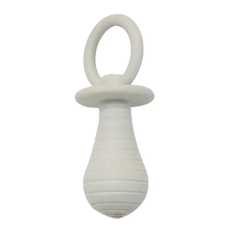 Rubber Squeaky Pacifier Dog Chew Toy