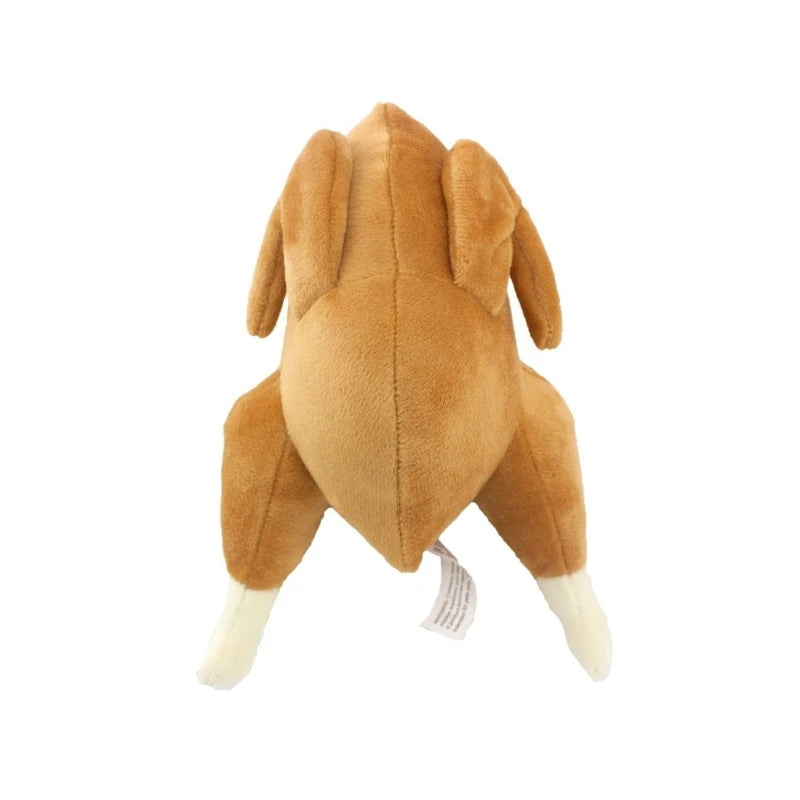 Stuffed Roasted Turkey Plush Squeaky Dog Toy