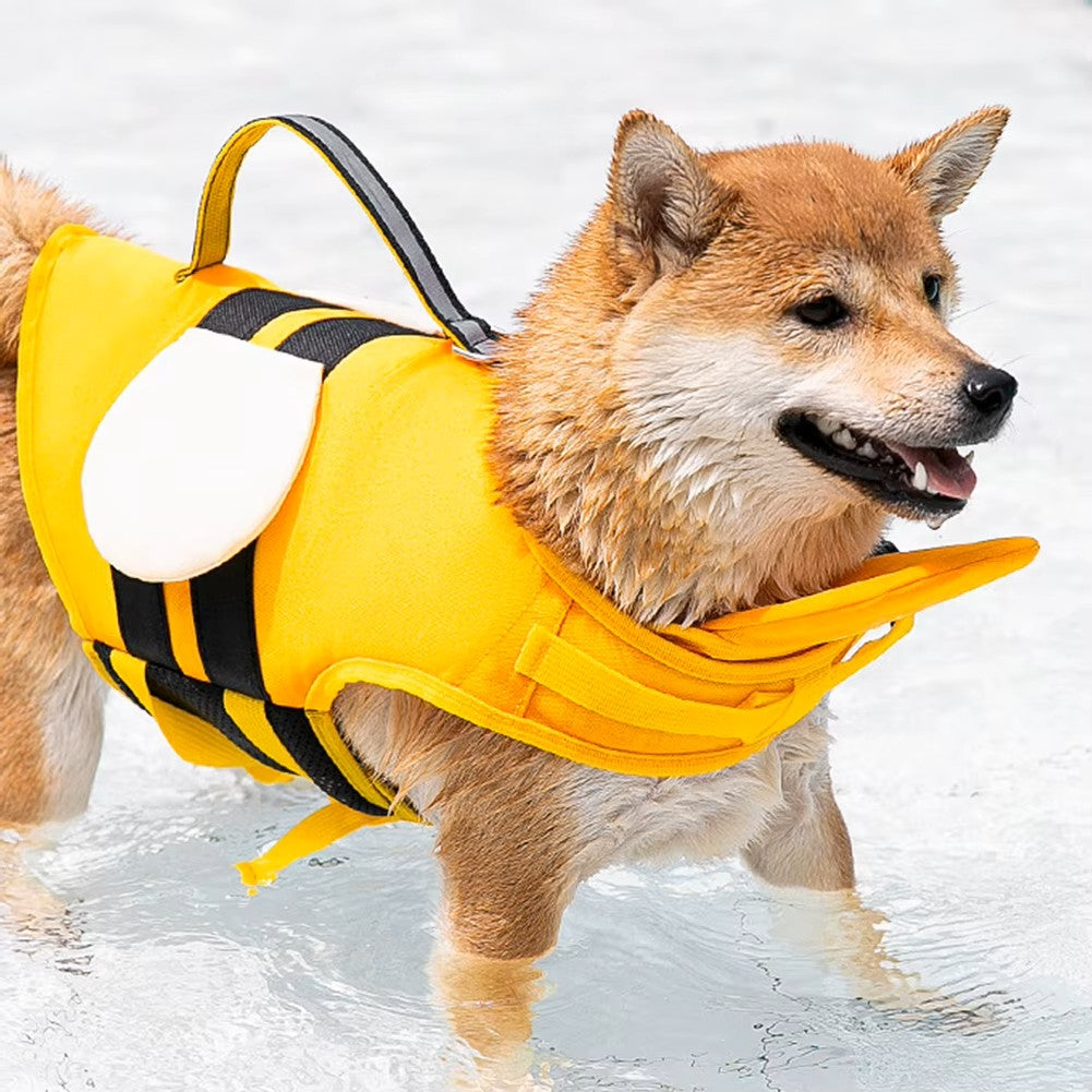 Reflective Adjustable Dog Flotation Life Vest