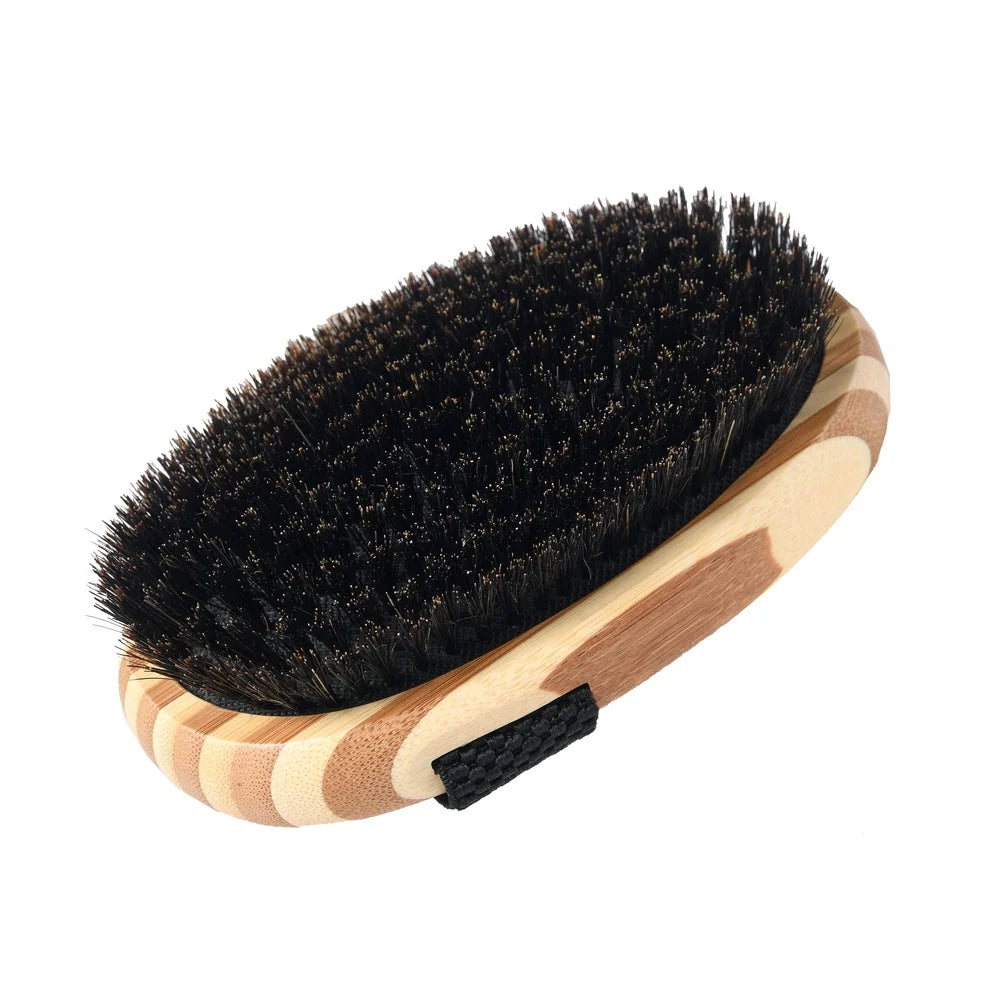 Bamboo & Natural Bristle Palm Pet Brush