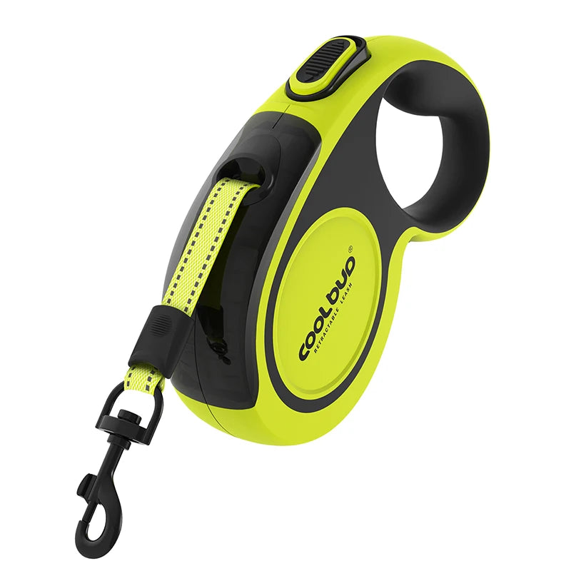 Soft Handle Professionally Crafted Retractable Dog Leash