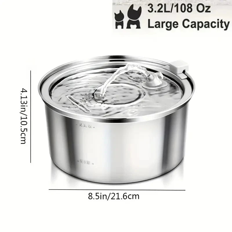 Large Capacity Single Spout Automatic Pet Water Fountain