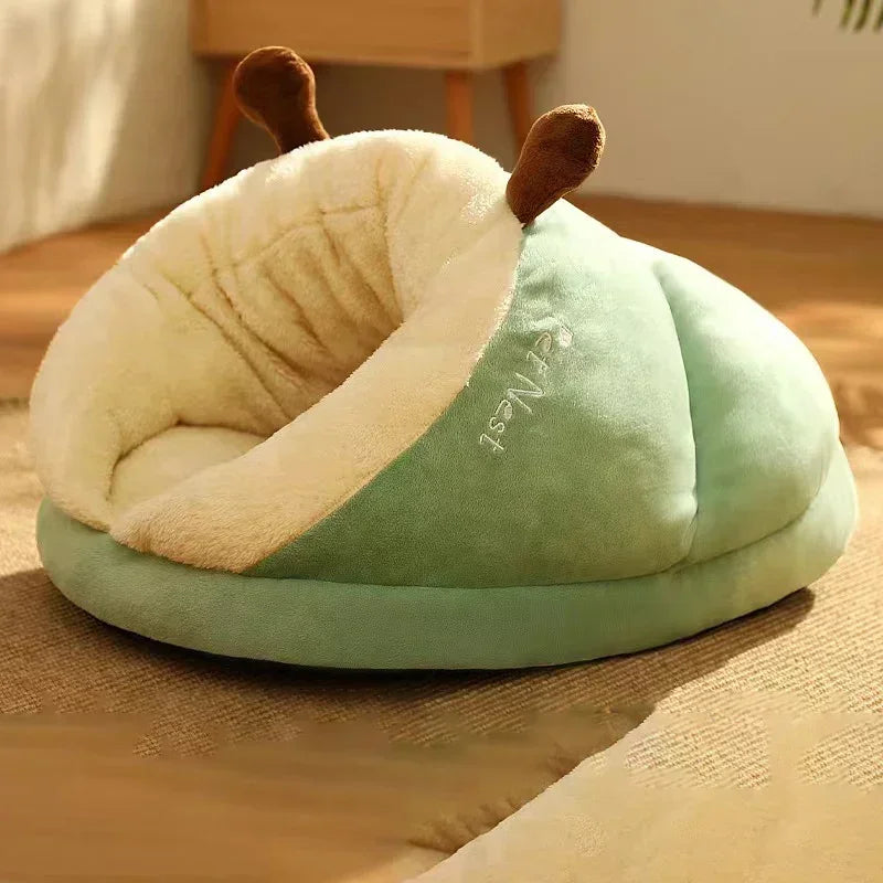 Cozy Plush Pet Sleeping Nest