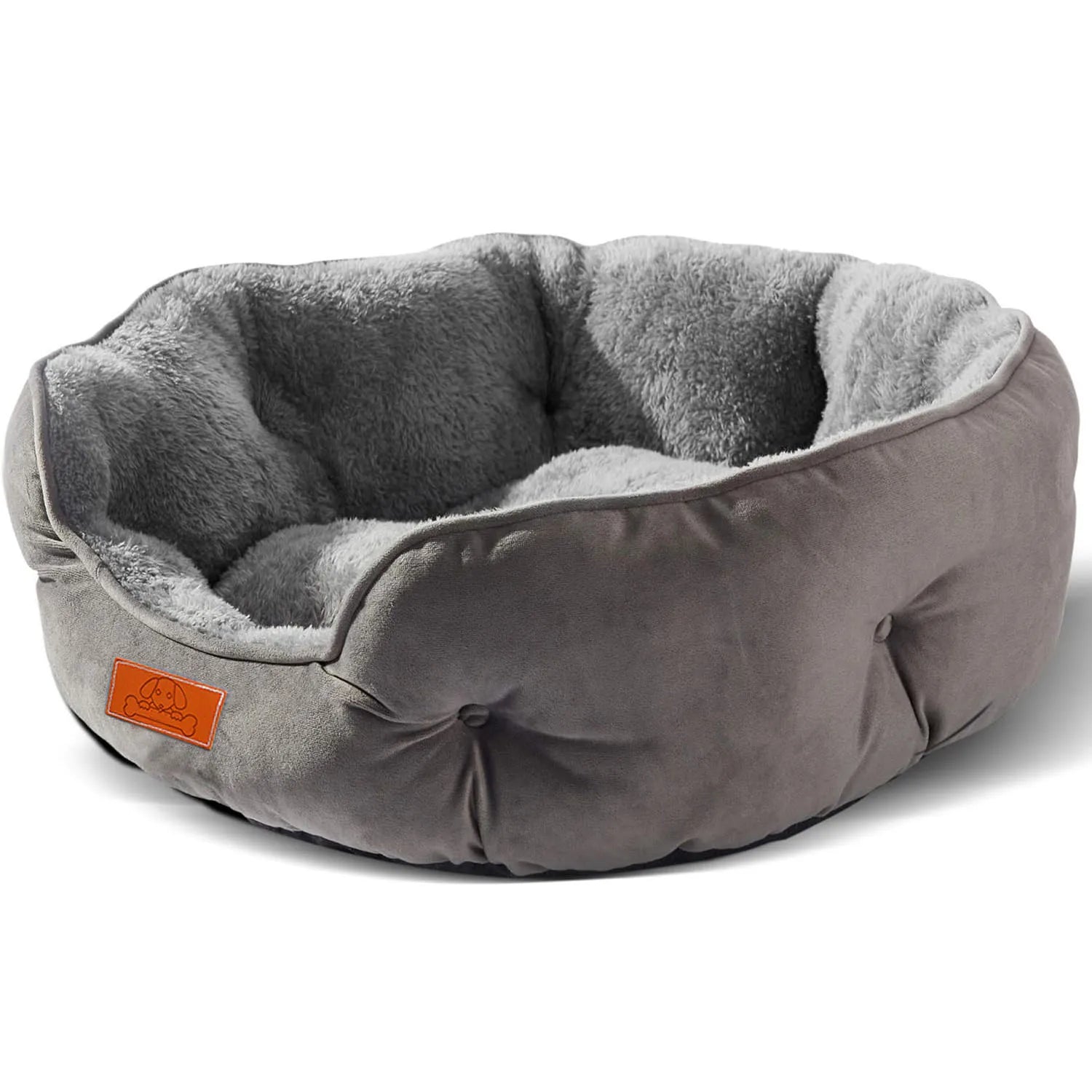 Soft Velvet Water-Resistant Pet Bed